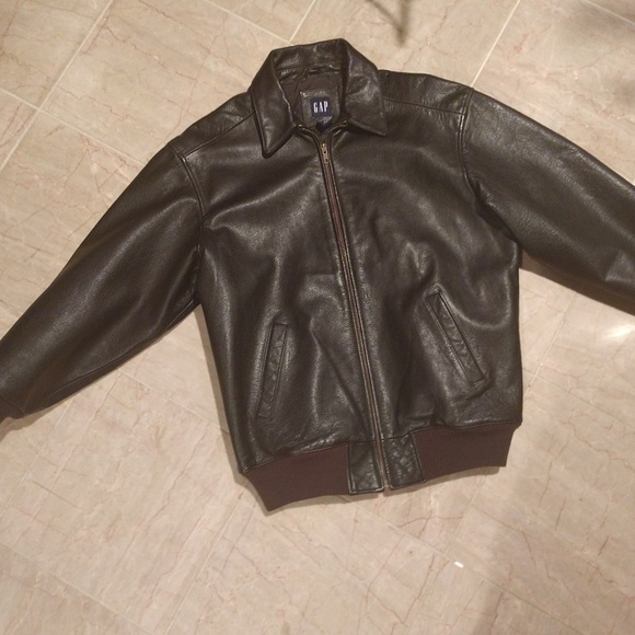 Vintage gap leather jacket Clearance
